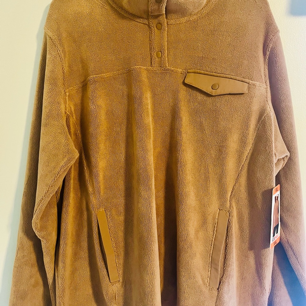 32 Degrees Tan Fleece Pullover